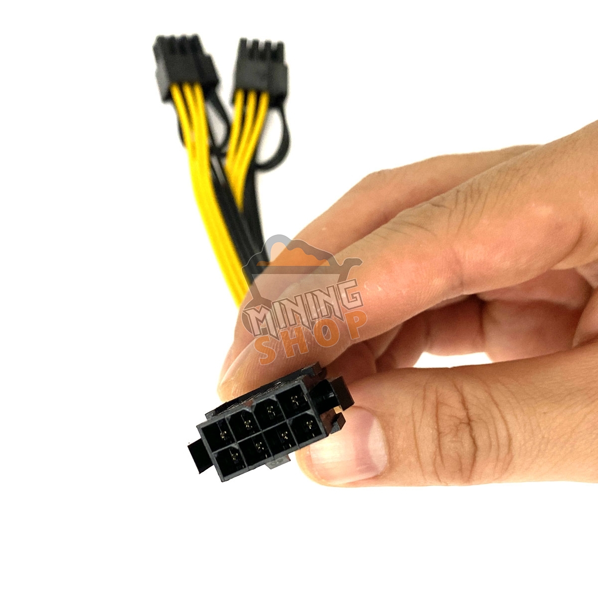 CPU 8 Pin to Dual PCI-E 8 Pin - 2 x (6+2) Power Splitter Cable for PCIE (PCI Express) - cpu 8 pin to dual pci e 8 pin   2 x 62 power splitter cable for pcie pci express @ 3 - Mining Shop